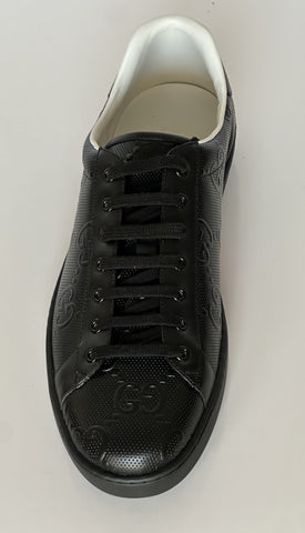 Gucci Men’s GG Embossed Leather Black Sneakers 15.5 US (15 Gucci) 625787 IT NIB
