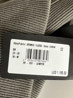 Giorgio Armani Men's Gray Turtleneck Sweatshirt 42 US (52 Euro) 3RSM52 NWT $1195