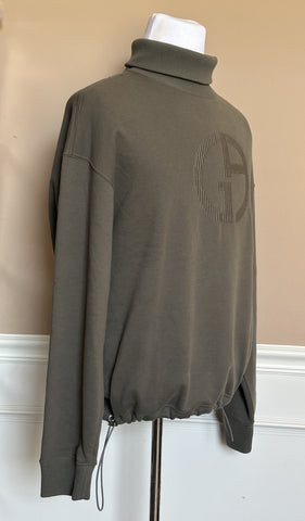 Giorgio Armani Men's Gray Turtleneck Sweatshirt 42 US (52 Euro) 3RSM52 NWT $1195