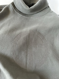Giorgio Armani Men's Gray Turtleneck Sweatshirt 42 US (52 Euro) 3RSM52 NWT $1195