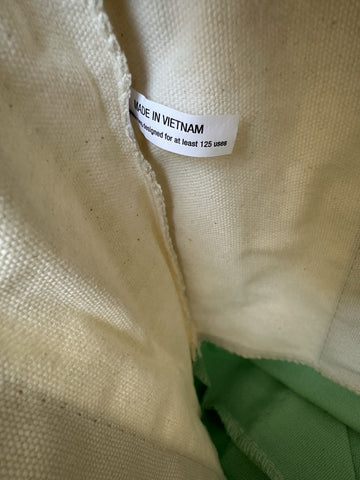 Trader Joe's Pastel Mini Canvas Tote Bags Mint Green 2025 LIMITED EDITION New