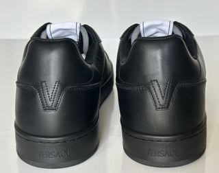 Versace Medusa Men’s Black Leather Sneakers 13 US (46 Euro) 1013377 NIB $700
