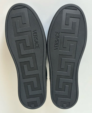 Versace Medusa Men’s Black Leather Sneakers 13 US (46 Euro) 1013377 NIB $700
