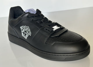 Versace Medusa Men’s Black Leather Sneakers 13 US (46 Euro) 1013377 NIB $700