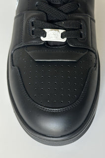 Versace Medusa Men’s Black Leather Sneakers 13 US (46 Euro) 1013377 NIB $700