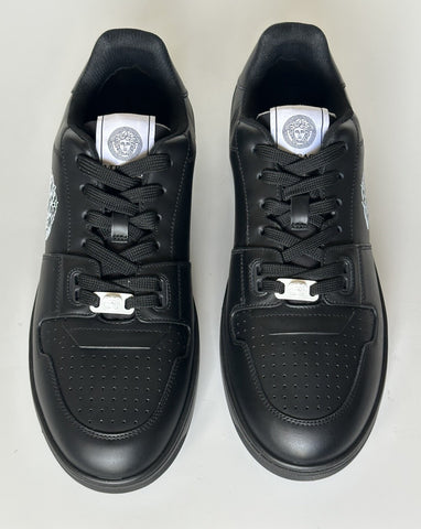 Versace Medusa Men’s Black Leather Sneakers 13 US (46 Euro) 1013377 NIB $700