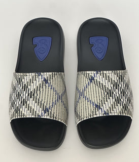 Burberry Dive Lichen IP Check Slide Sandals 9 US (42 Euro) 8102419 IT NIB $390