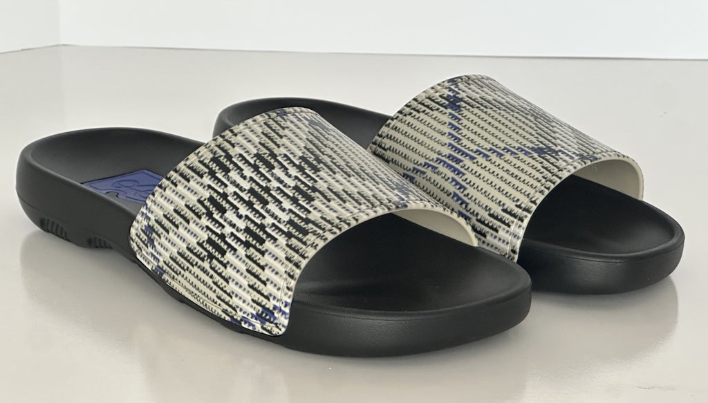 Burberry Dive Lichen IP Check Slide Sandals 10 US (43 Euro) 8102419 IT NIB $390