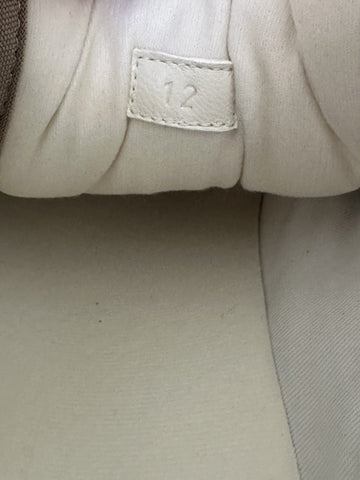 Gucci Dali Soft Gray/White Leather Sneakers 12.5 US (Gucci 12) Italy 778301 NIB