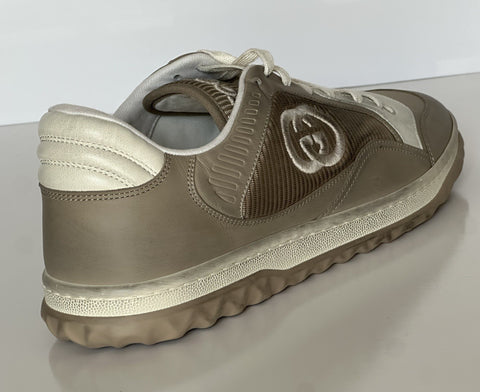 Gucci Dali Soft Gray/White Leather Sneakers 13.5 US (Gucci 13) Italy 778301 NIB