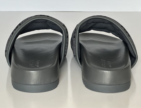 Gucci Men’s Ripstop GG Gray/Black Sandals 6.5 US (Gucci 6) 771466 NIB