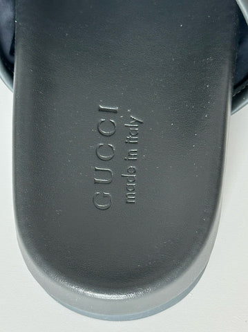 Gucci Men’s Ripstop GG Gray/Black Sandals 6.5 US (Gucci 6) 771466 NIB