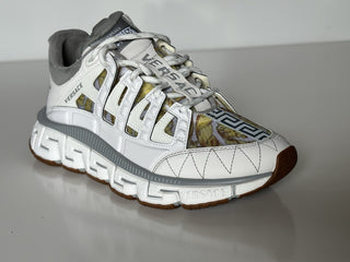 Versace Women’s Trigreca Barocco Sneakers White 11.5 (41.5) IT 1004182 NIB $990