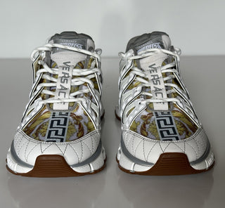 Versace Women’s Trigreca Barocco Sneakers White 11.5 (41.5) IT 1004182 NIB $990