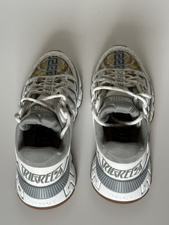 Versace Women’s Trigreca Barocco Sneakers White 11.5 (41.5) IT 1004182 NIB $990