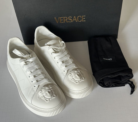 Versace Medusa Head Men’s White Leather Sneakers 8 US (41) 1012444 $825