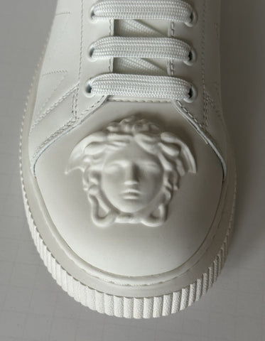 Versace Medusa Head Men’s White Leather Sneakers 8 US (41) 1012444 $825