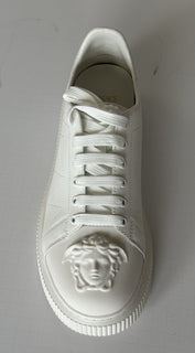 Versace Medusa Head Men’s White Leather Sneakers 8 US (41) 1012444 $825