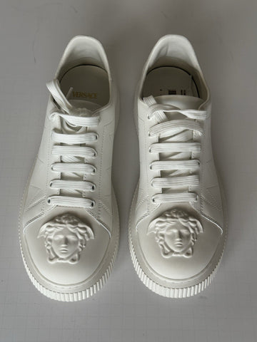 Versace Medusa Head Men’s White Leather Sneakers 8 US (41) 1012444 $825