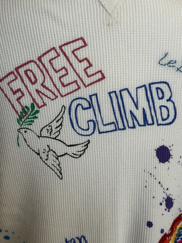 Polo Ralph Lauren Men’s Peace/Love Embroidered White Sweater Large NWT $198