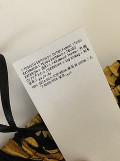 Versace Baroque Print Silk Pajama Pants Black/Gold 4 US 1005409 NWT $1325