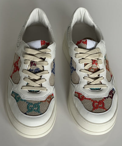 Gucci Women’s GG Dali Soft Sneakers White/Multicolor 10 US/40 Euro 670408 NIB