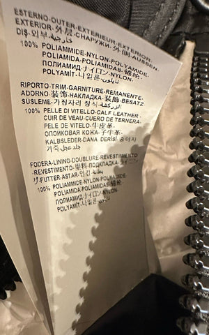 Versace Medusa Head & Greca Key Nylon Large Black Duffle Bag Italy 1015571 NWT