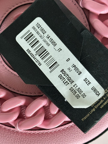 Versace Medusa Head Calf Leather Round Pink Crossbody Bag 1021602 IT NWT $1500