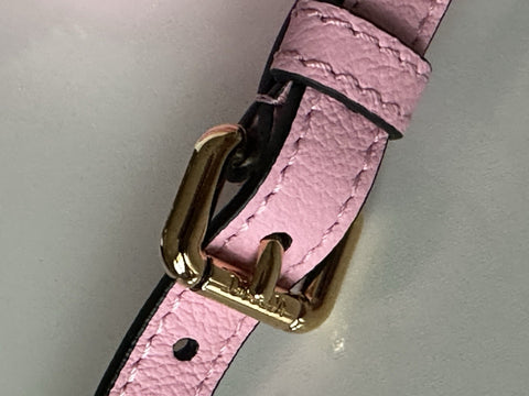 Versace Medusa Head Calf Leather Round Pink Crossbody Bag 1021602 IT NWT $1500