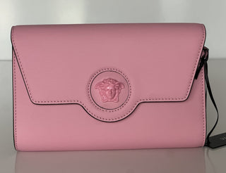 Versace Medusa Leather Mini Pink Shoulder Bag Italy 1021608 NWT