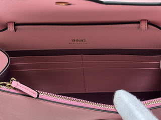 Versace Medusa Leather Mini Pink Shoulder Bag Italy 1021608 NWT
