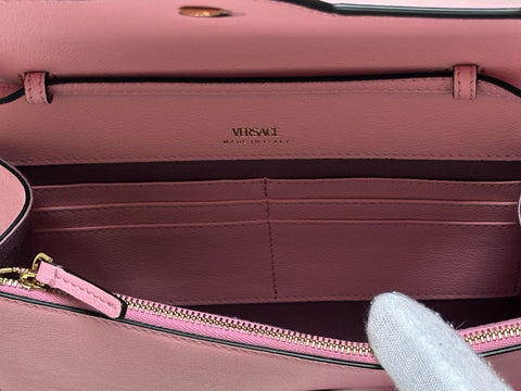 Versace Medusa Leather Mini Pink Shoulder Bag Italy 1021608 NWT