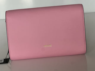 Versace Medusa Leather Mini Pink Shoulder Bag Italy 1021608 NWT