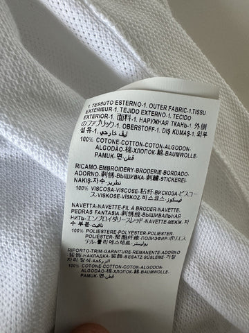 Versace Medusa White Piquet Cotton White Polo Shirt 3XL A89507S NWT $550