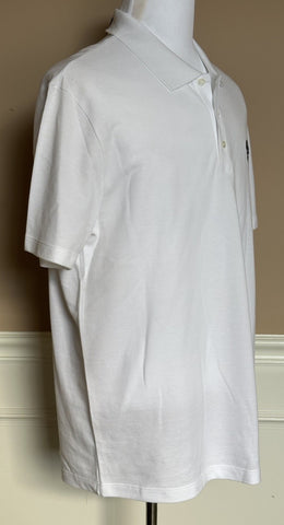 Versace Medusa White Piquet Cotton White Polo Shirt 6XL A89507S NWT $550