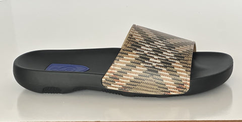 Burberry Dive Sand IP Check Slide Sandals 9 US (42 Euro) 8102133 IT NIB $390