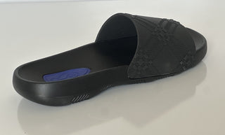Burberry Dive Black Rubber Slide Sandals 10 US (43 Euro) 8104718 IT NIB $370