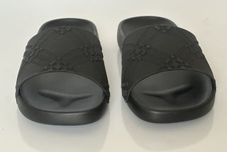 Burberry Dive Black Rubber Slide Sandals 11 US (44 Euro) 8104718 IT NIB $370
