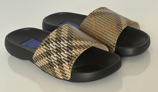 Burberry Women's Dive Sand IP Check Slide Sandals 8 US (38) 8102139 IT NIB $390