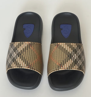 Burberry Women's Dive Sand IP Check Slide Sandals 8 US (38) 8102139 IT NIB $390