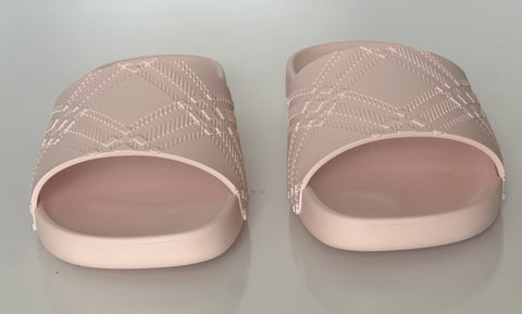Burberry Women's Dive Gloss Pink Slide Sandals 7 US (37 Eu) 8102135 IT NIB $370