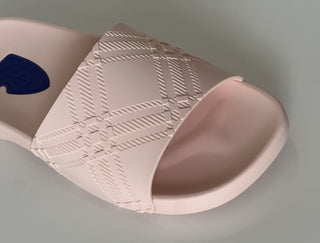 Burberry Women's Dive Gloss Pink Slide Sandals 8 US (38 Eu) 8102135 IT NIB $370