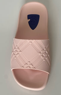 Burberry Women's Dive Gloss Pink Slide Sandals 9 US (39 Eu) 8102135 IT NIB $370