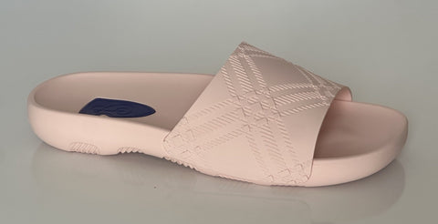 Burberry Women's Dive Gloss Pink Slide Sandals 9 US (39 Eu) 8102135 IT NIB $370