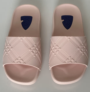 Burberry Women's Dive Gloss Pink Slide Sandals 9 US (39 Eu) 8102135 IT NIB $370