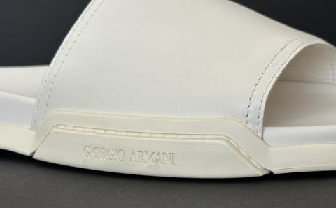 Giorgio Armani Men's Off White Sandals 8 US (7 IT) IT X2P085 IT NIB $645