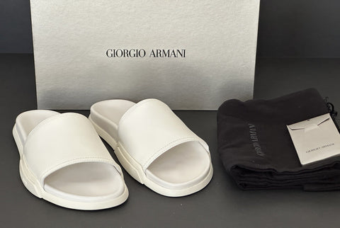 Giorgio Armani Men's Off White Sandals 9.5 US (8.5 IT) IT X2P085 IT NIB $645
