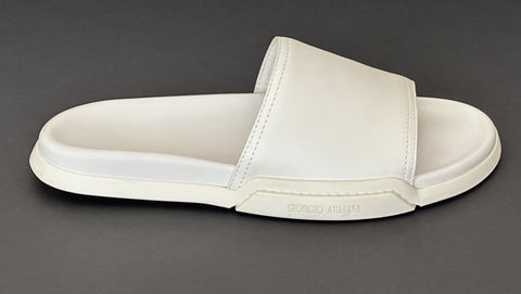 Giorgio Armani Men's Off White Sandals 9.5 US (8.5 IT) IT X2P085 IT NIB $645