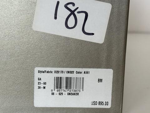 Giorgio Armani Men’s Blue Suede Sneakers 9.5 US (8.5 IT) X2X179 Italy NIB $895