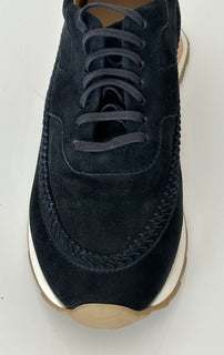 Giorgio Armani Men’s Blue Suede Sneakers 9.5 US (8.5 IT) X2X179 Italy NIB $895